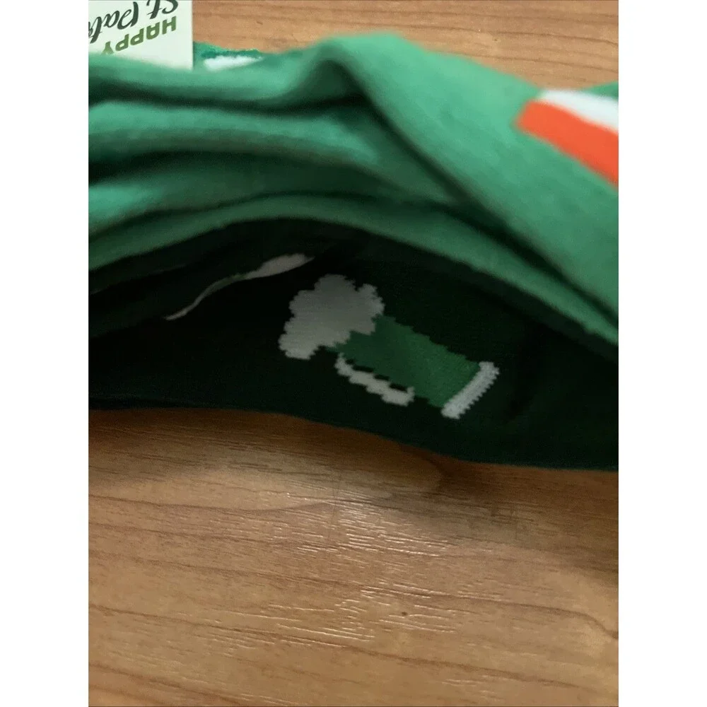 St. Patrick's Day Novelty Socks 3 Pairs Shoe Size 6-12 & 10-13